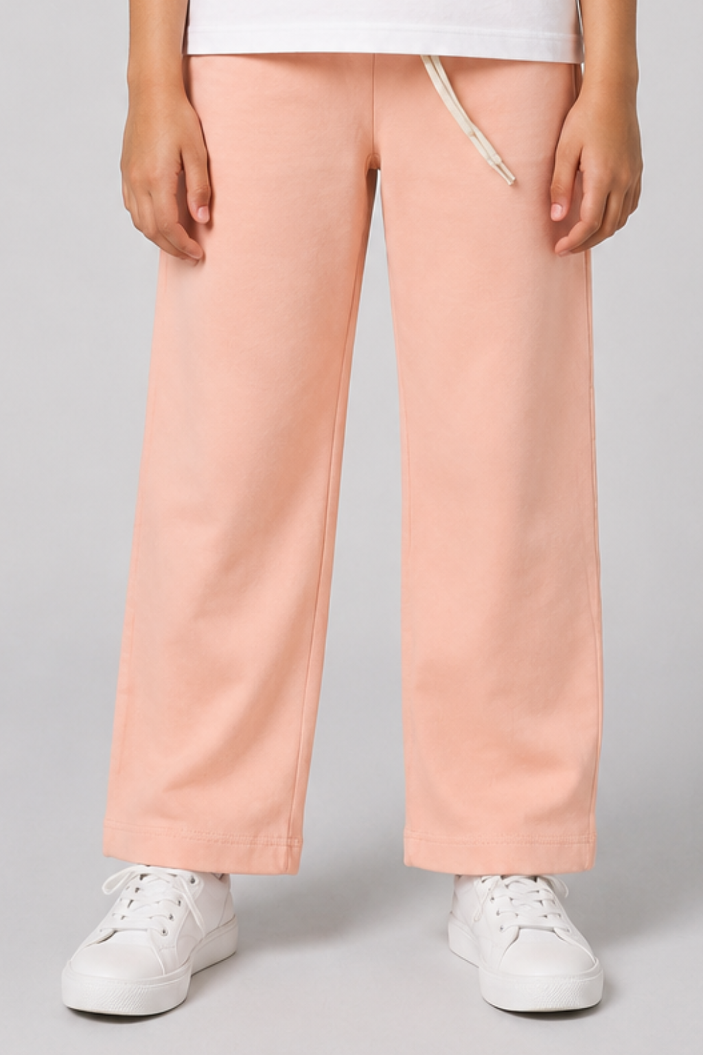 Baby Pink Plain Jersy Fabric Pajama Secondary image