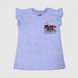 HAZEL GREY DREAM PRINT T-SHIRT TOP FOR GIRLS
