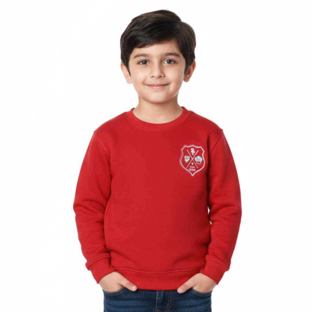 RED "PAW PATROL" PRINTED TERRY FABRIC SWEATSHIRT Main image