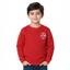 RED "PAW PATROL" PRINTED TERRY FABRIC SWEATSHIRT