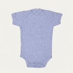 HAZEL GREY PLAIN HALF BODY HALF SLEEVES ROMPER