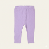 PURPLE WITH BACK POCKET RIBBED FABRIC PAJAMA TROUSER