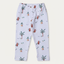 WHITE THERMAL FABRIC TREE PRINTED PAJAMA TROUSER