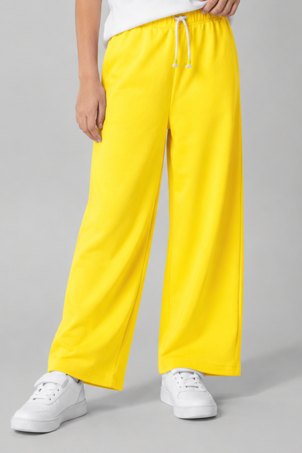 Yellow Plain Dri-Fit Fabric Flapper