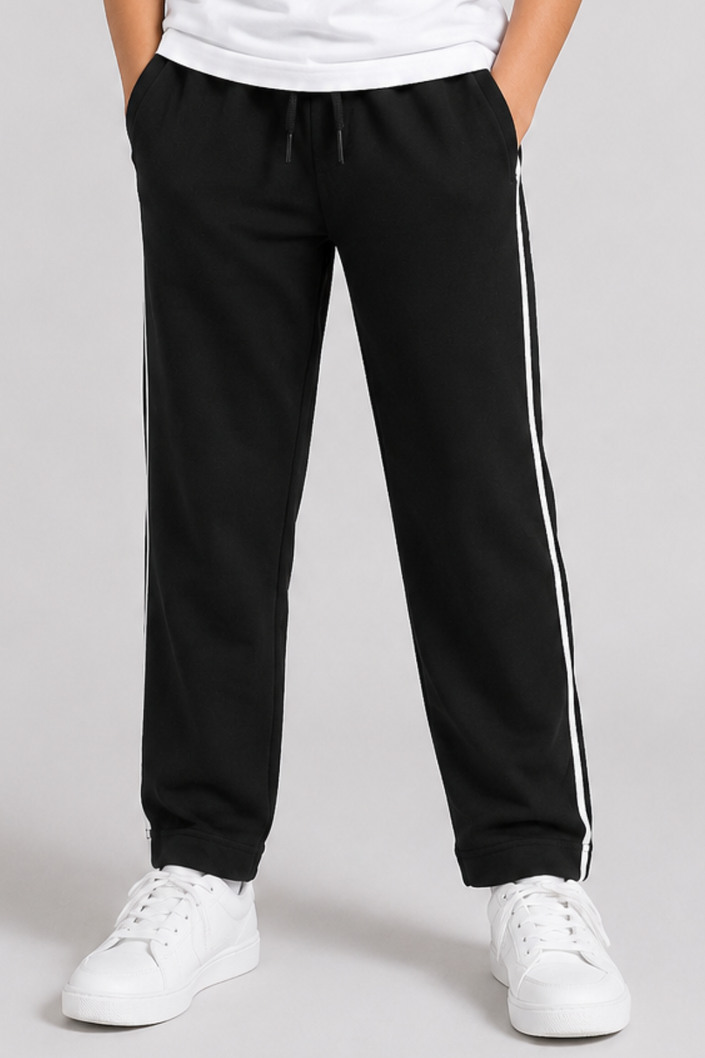 Black Line Jersy Fabric Pajama