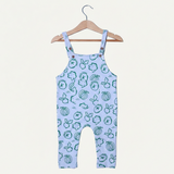 ASH BLUE VEGETABLES PRINTED COTTON TERRY FABRIC DUNAGREE