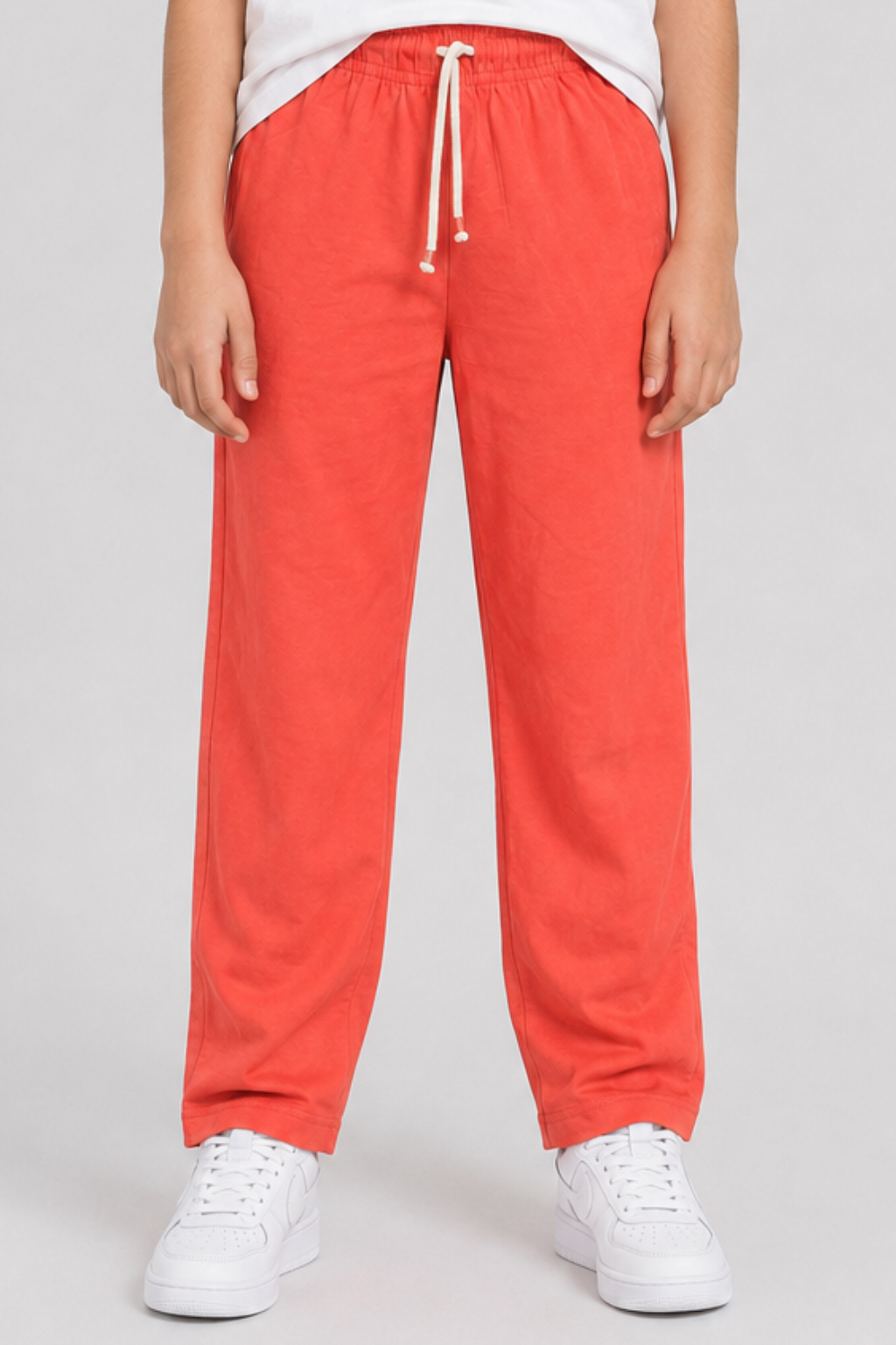Pink Plain Jersy Fabric Pajama Main image