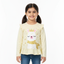 LIME FULL SLEEVES RABBIT PRINTED TOP FOR GIRLS