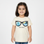 CREAM GLASSES LONG BEACH PRINTED T-SHIRT FOR GIRLS