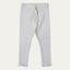 CREAM WITH KNOT THERMAL FABRIC BOTTOM FRIL PLAIN PAJAMA TROUSER