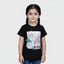 BLACK POSITIVITY GROWS PRINTED T-SHIRT TOP FOR GIRLS