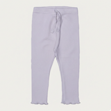 ASH GREY WITH KNOT THERMAL FABRIC BOTTOM FRIL PLAIN PAJAMA TROUSER