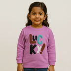 Light Purple Lucky Terry Fabric Sweatshirt