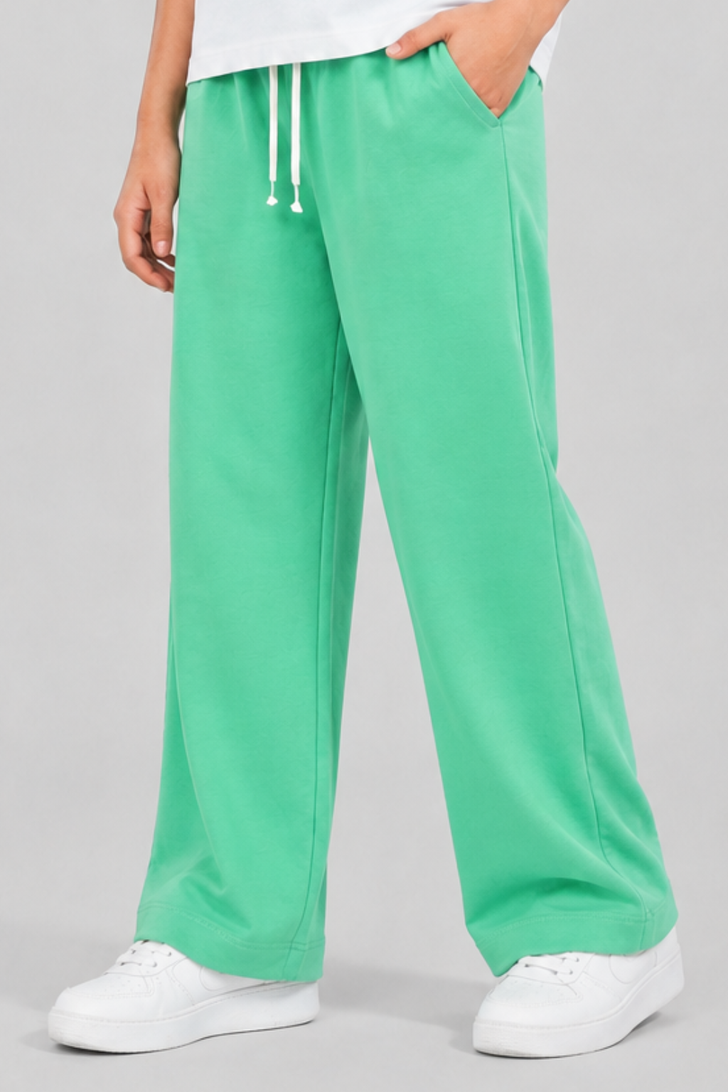 Turquoise Jersy Fabric Pajama Secondary image