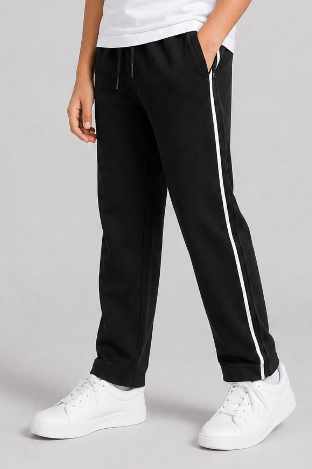 Black Line Jersy Fabric Pajama