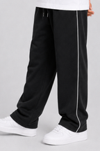 Black Plain Jersy Fabric Trouser