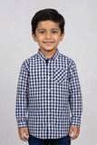 Blue Checkered 1 Pocket Full Sleeves Casual Shirt