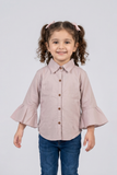Pink Fril Full Sleeves Casual Shirt