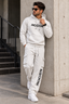 Ash Warm Weave Fabric Suit