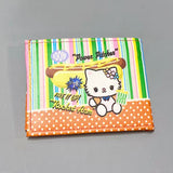 ORANGE POLKA DOTS KITTY PRINTED WALLET