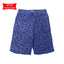 NAVY BLUE TREE PRINTED DOUBLE POCKETS SHORTS FOR BOYS