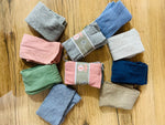 Load image into Gallery viewer, PACK OF 3 PRINTED &amp; PLAIN SOCKS LEGGINGS COTTON JERSY FABRIC
