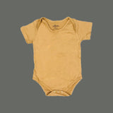 LIGHT BROWN BASIC PLAIN ROMPER FOR SUMMERS