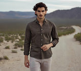 GREY - PREMIUM QUALITY CASUAL SHIRT FOR MEN