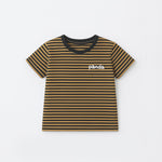 Load image into Gallery viewer, BROWN WITH BLACK STRIPES PANDA HALF SLEEVES T-SHIRT FOR BOYS
