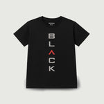 Load image into Gallery viewer, BLACK &quot;BLACK&quot; PRINT T-SHIRT FOR MEN
