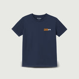 NAVY BLUE "ROGER" PRINT T-SHIRT FOR MEN