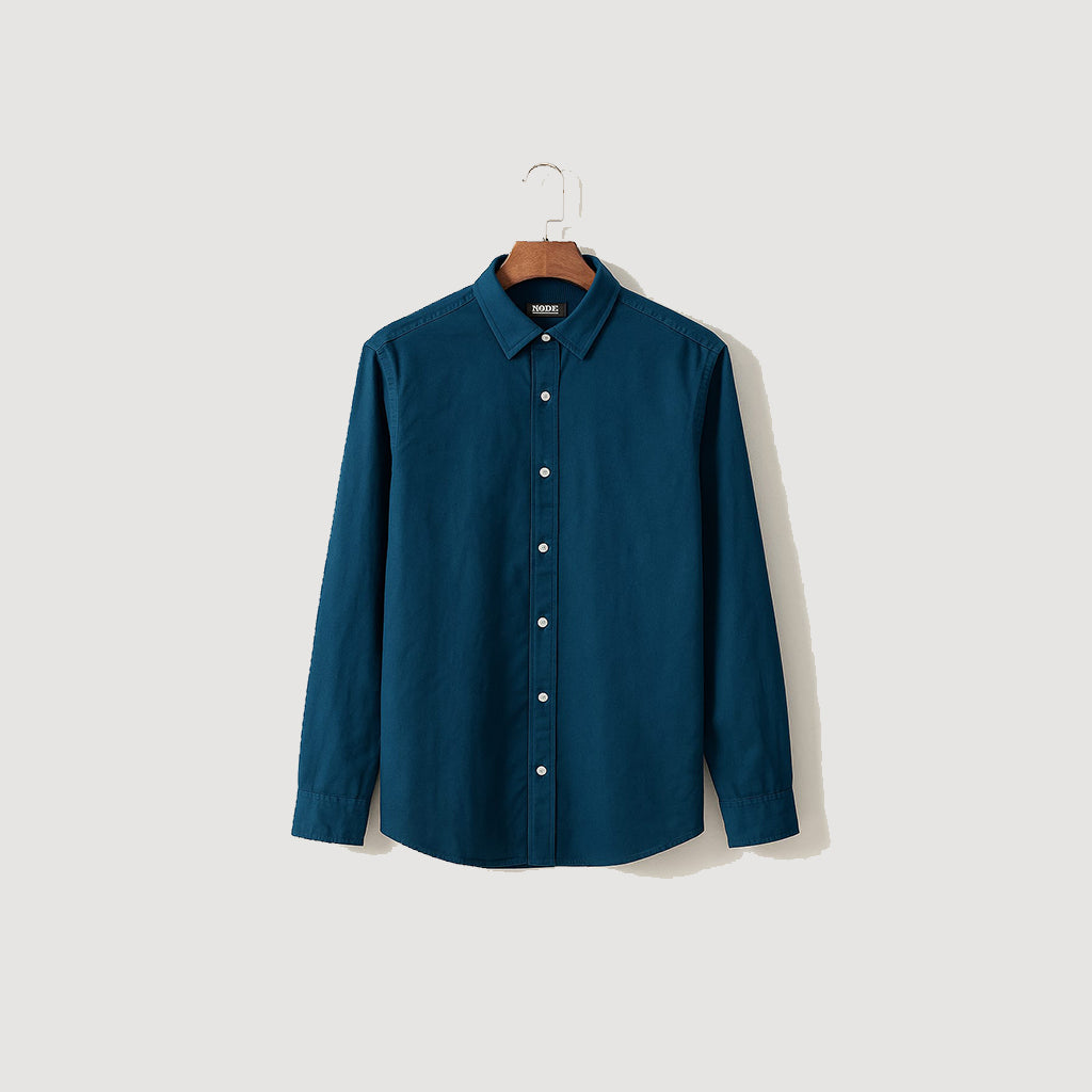 TEAL BLUE - PREMIUM QUALITY CASUAL SHIRT FOR MEN