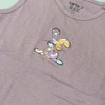 Load image into Gallery viewer, PURPLE RABBIT PRINT HALF BODY ROMPER
