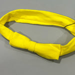 Load image into Gallery viewer, YELLOW WITH HAIR BAND MAGICAL PRINT FROCK FOR GIRLS
