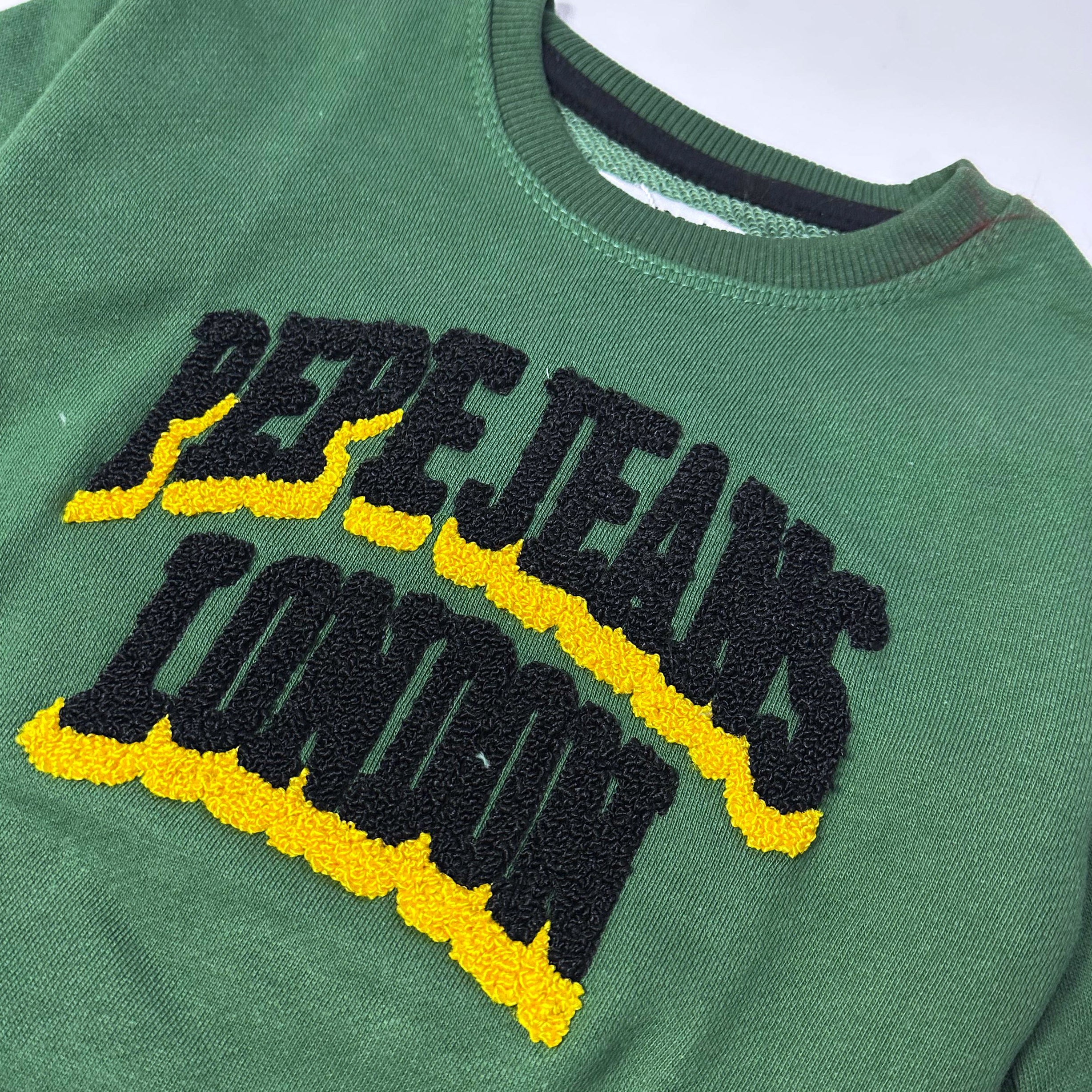 Green Pepe Jeans Terry Fabric Sweatshirt