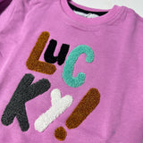 Light Purple Lucky Terry Fabric Sweatshirt
