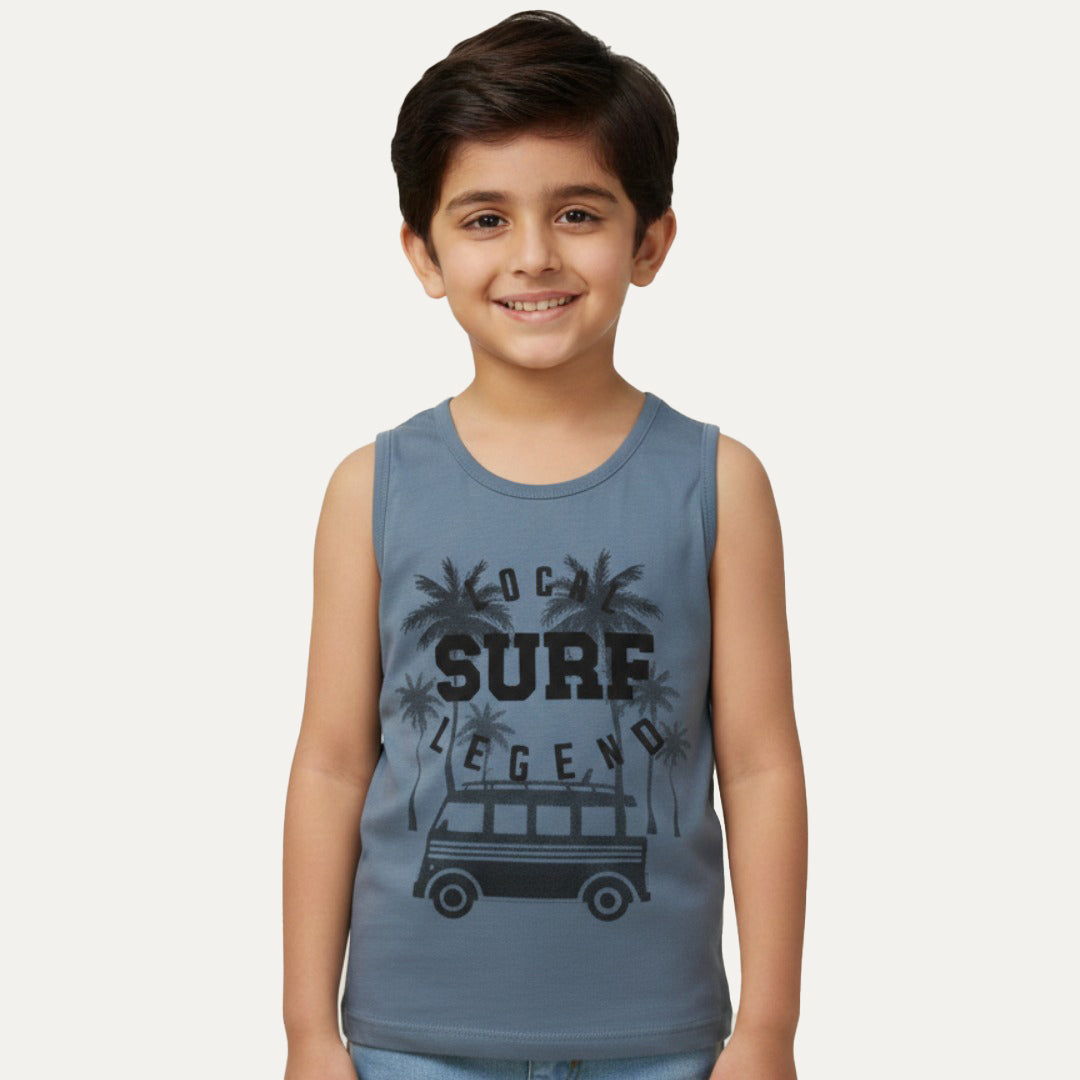 Blue Surf Legend Print Sando For Summers Main image