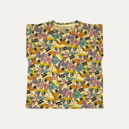 Cream Daizy Duck Print T-shirt Top For Girls