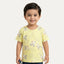 Yellow Mickey Mouse Print Half Sleeves T-Shirt For Boys