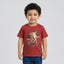 Red Cycle Print Half Sleeves T-Shirt For Boys