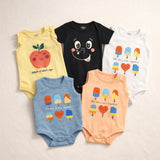 Pack Of 5 Summer Rompers ( Randomly Selected By Expo City )