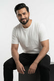 White Plain T-shirt For Men