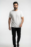 White Plain T-shirt For Men