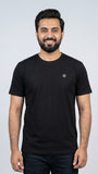 Black Plain T-shirt For Men