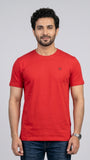 Red Plain T-shirt For Men