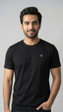 Black Plain T-shirt For Men