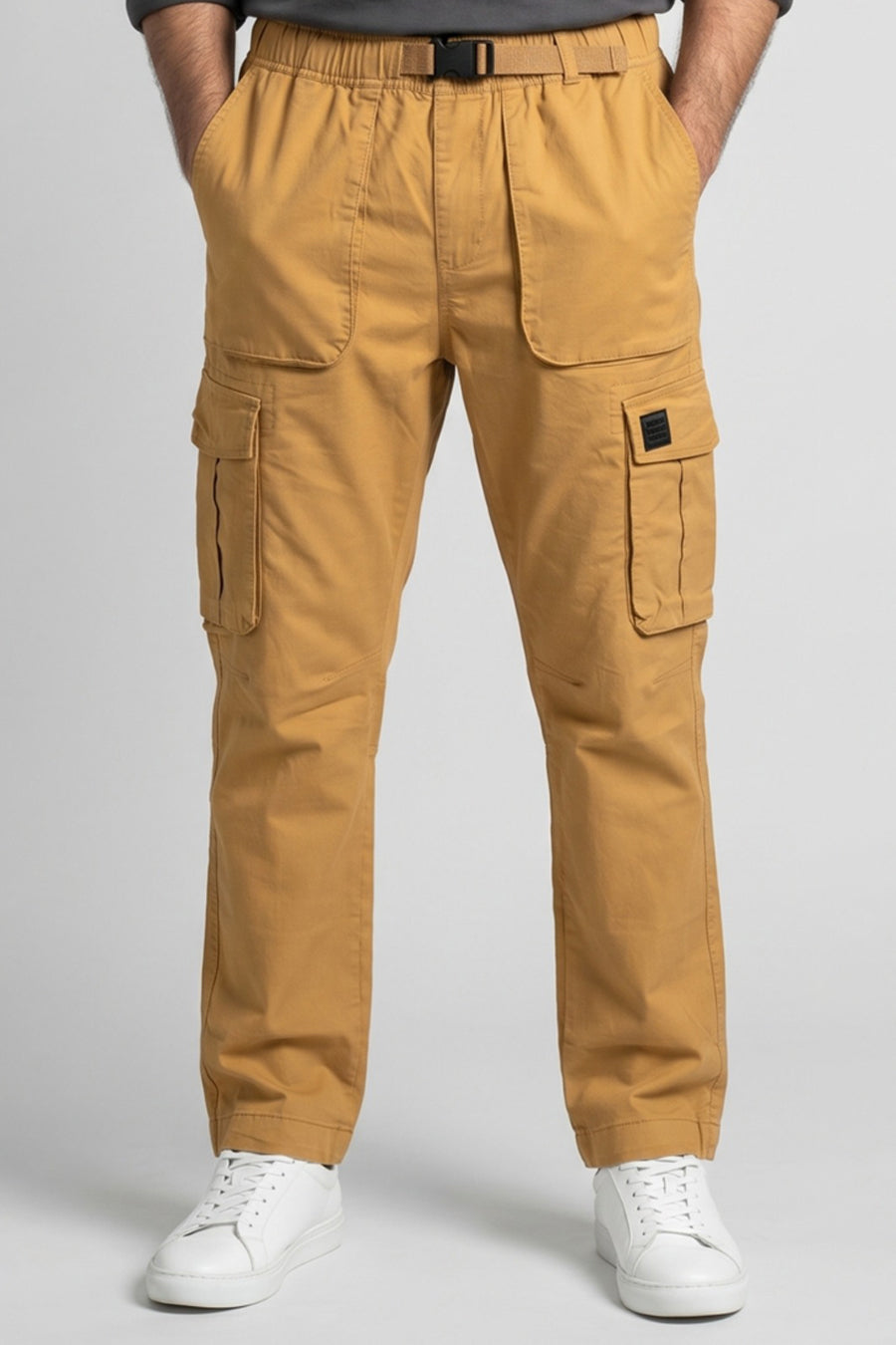 Mustard Cargo Pants For Mens Main image
