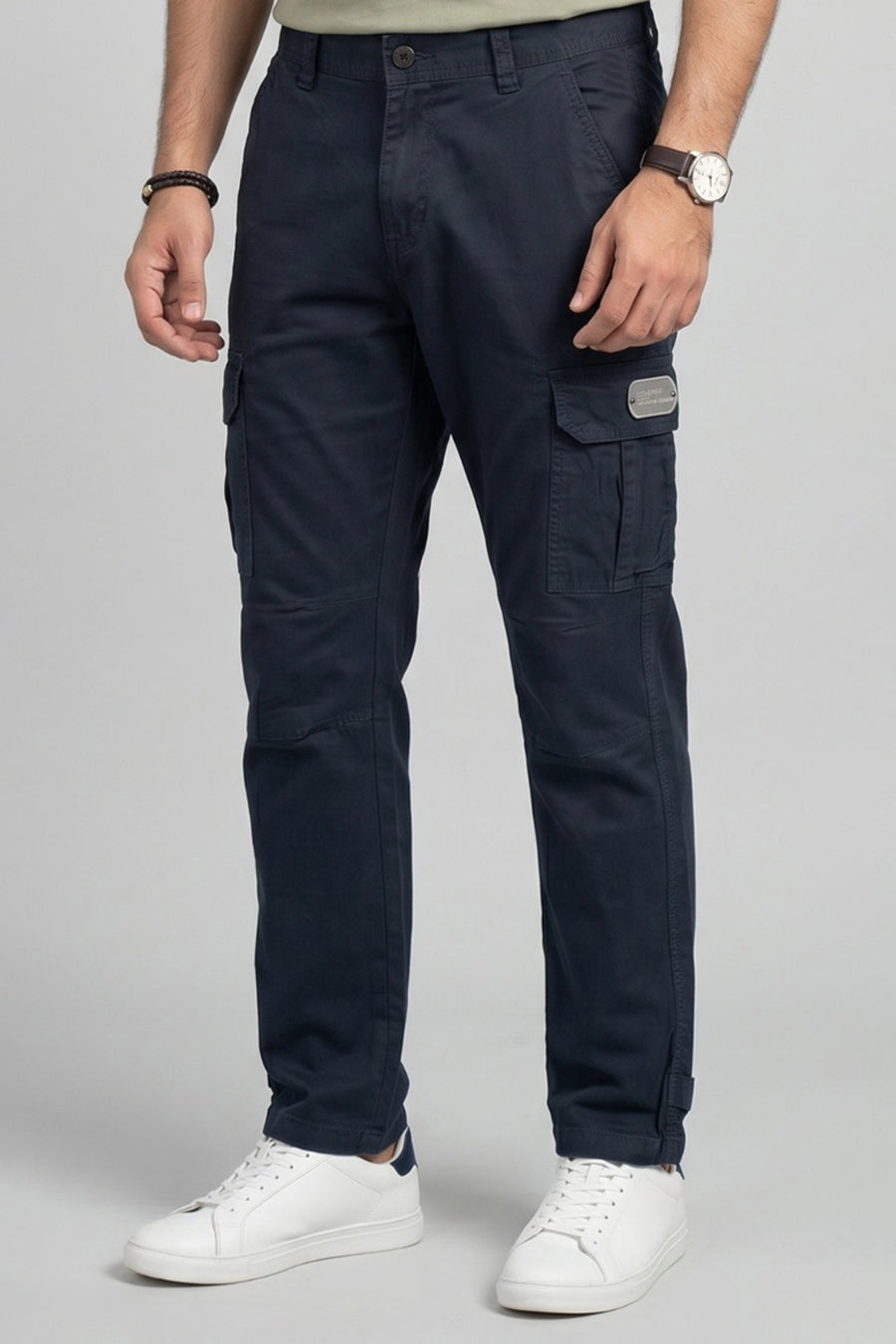 Navy Blue Cargo Pants For Mens
