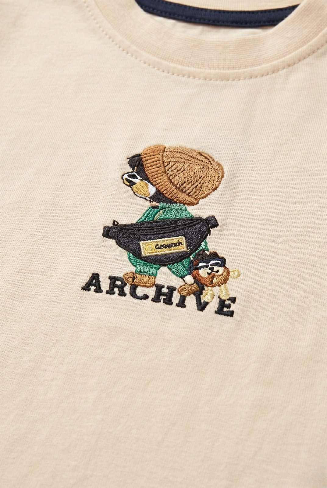 Light Peach Achive Boy Print Half Sleeves T-Shirt For Boys Secondary image