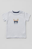 Blue Butterflies Print T-shirt Top For Girls